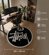 8 Ball Stussy Rug