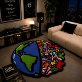 Split World Hand Tufted Designer Rug
