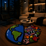Split World Hand Tufted Designer Rug