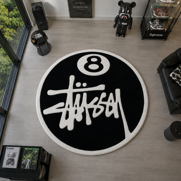 8 Ball Stussy Rug